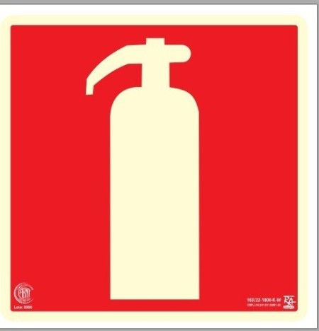E5=Sinalização de Extintor de Incêndio